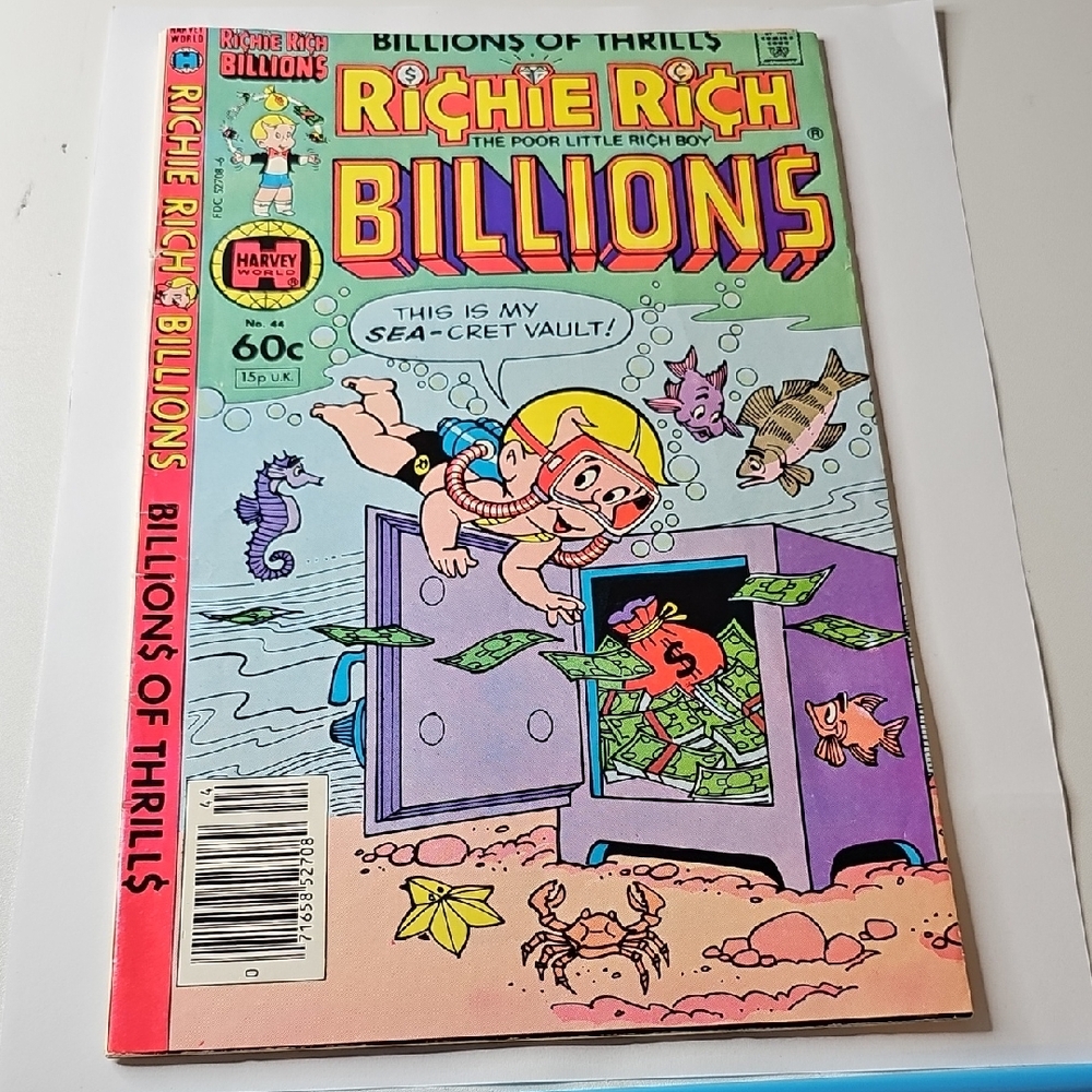 Richie Rich Billions Comic Book - Colorful Cover
